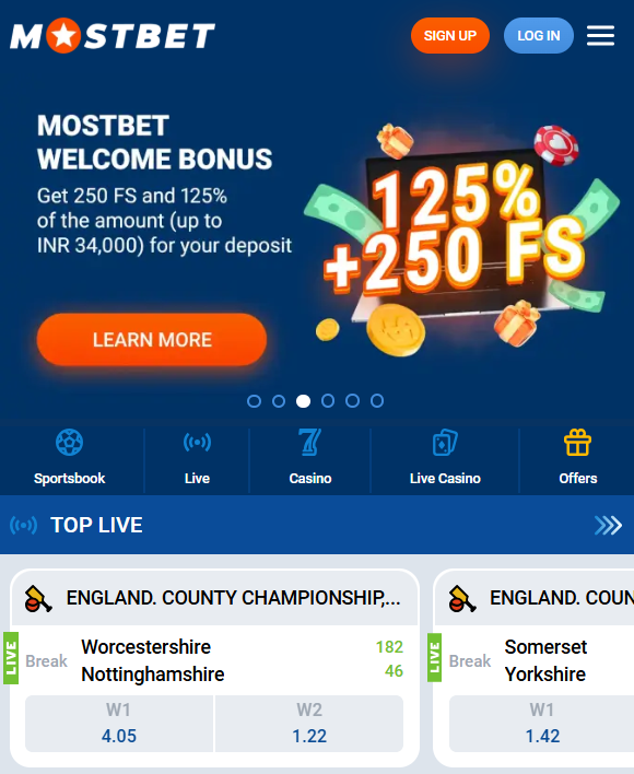 mostbet india