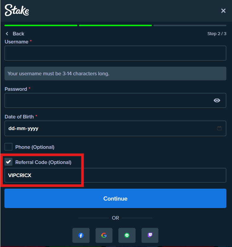 Stake Bonus Code India