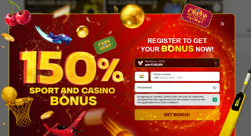 Parimatch casino bonus in India