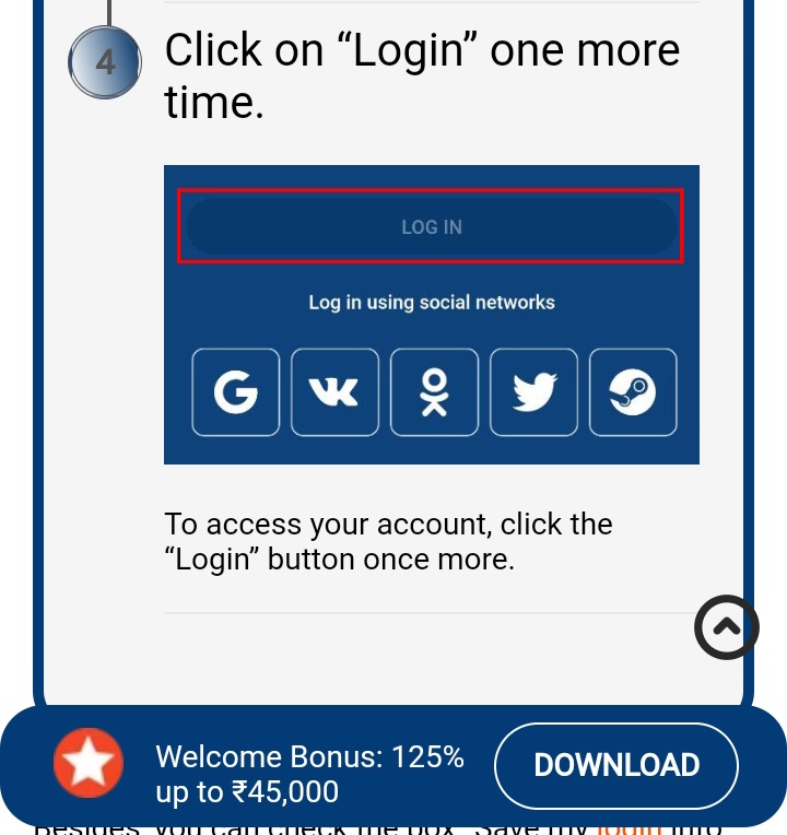 Mostbet login options