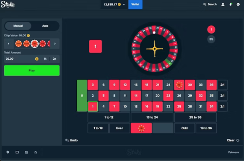 Games at Stake.us Social Casino
Table games