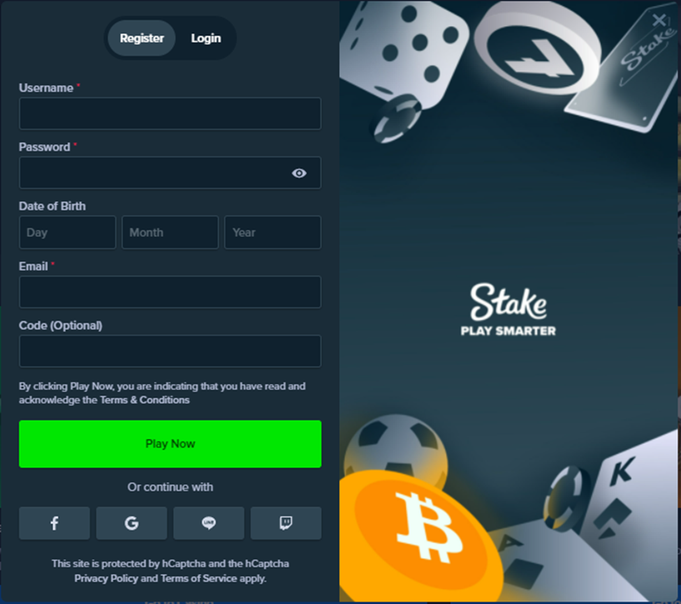 How to Sign Up at Stake.us Social Casino